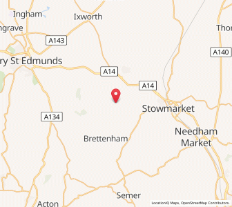 Map of Rattlesden, EnglandEngland