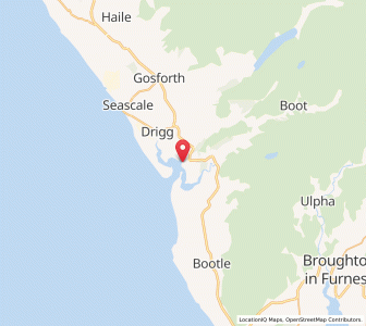 Map of Ravenglass, EnglandEngland