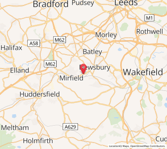 Map of Ravensthorpe, EnglandEngland