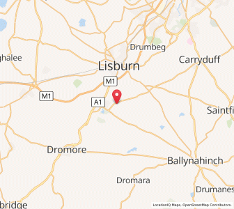 Map of Ravernet, Northern IrelandNorthern Ireland