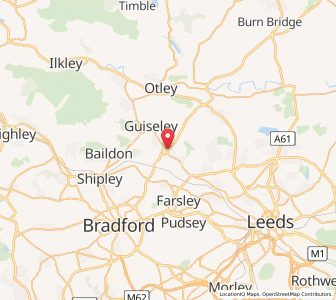 Map of Rawdon, EnglandEngland