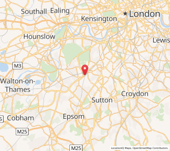 Map of Raynes Park, EnglandEngland