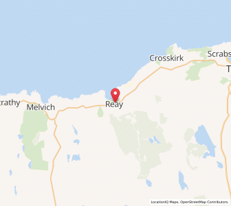 Map of Reay, ScotlandScotland