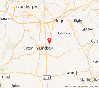 Map of Redbourne, EnglandEngland