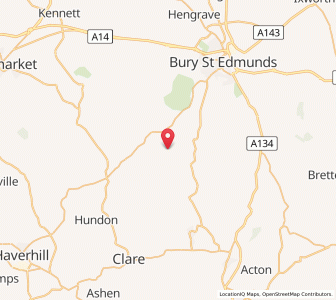 Map of Rede, EnglandEngland