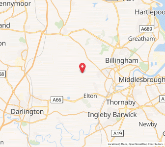 Map of Redmarshall, EnglandEngland