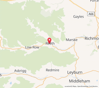 Map of Reeth, EnglandEngland