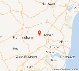 Map of Rendham, EnglandEngland