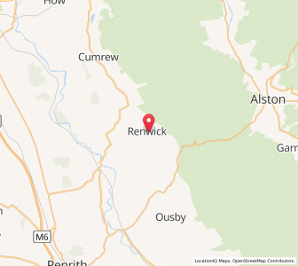 Map of Renwick, EnglandEngland