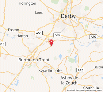 Map of Repton, EnglandEngland