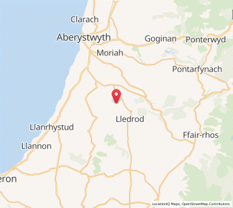 Map of Rhostie, WalesWales