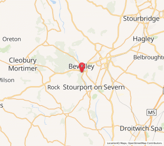 Map of Ribbesford, EnglandEngland