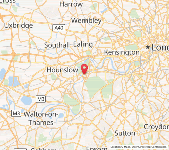 Map of Richmond, EnglandEngland