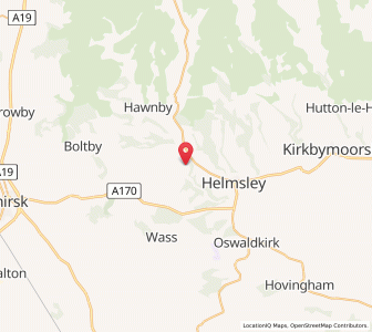 Map of Rievaulx, EnglandEngland