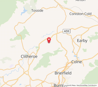 Map of Rimington, EnglandEngland