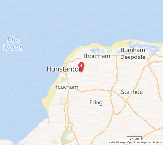 Map of Ringstead, EnglandEngland