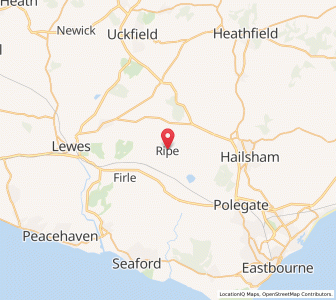 Map of Ripe, EnglandEngland