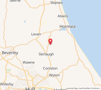 Map of Rise, EnglandEngland