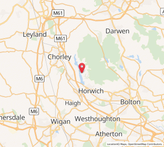 Map of Rivington, EnglandEngland