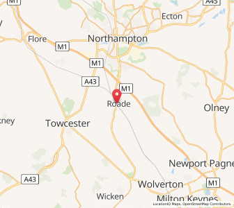 Map of Roade, EnglandEngland