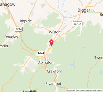 Map of Roberton, ScotlandScotland