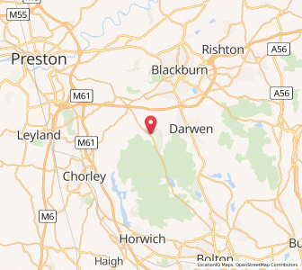 Map of Roddlesworth, EnglandEngland