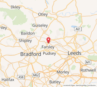 Map of Rodley, EnglandEngland