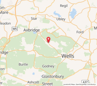 Map of Rodney Stoke, EnglandEngland