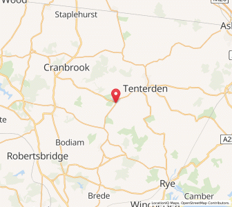 Map of Rolvenden, EnglandEngland
