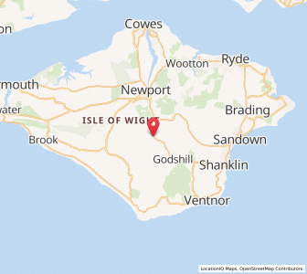 Map of Rookley, EnglandEngland