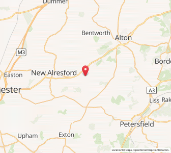 Map of Ropley, EnglandEngland