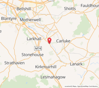 Map of Rosebank, ScotlandScotland
