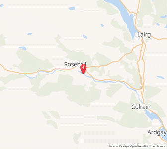 Map of Rosehall, ScotlandScotland