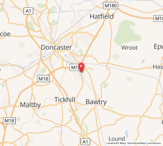 Map of Rossington, EnglandEngland