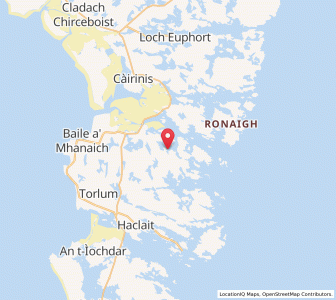 Map of Rossinish, ScotlandScotland