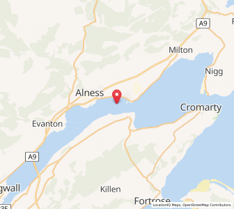 Map of Rosskeen, ScotlandScotland