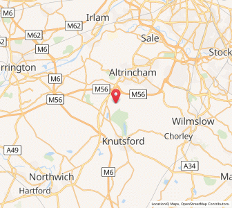 Map of Rostherne, EnglandEngland