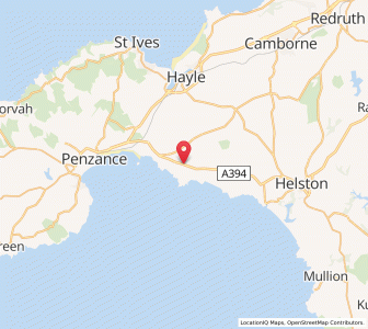 Map of Rosudgeon, EnglandEngland