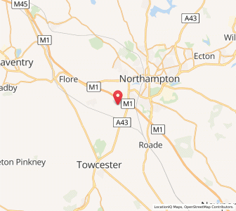 Map of Rothersthorpe, EnglandEngland