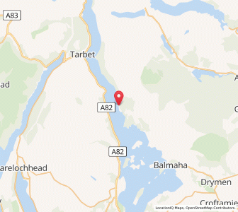 Map of Rowardennan, ScotlandScotland