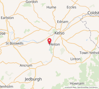 Map of Roxburgh, ScotlandScotland