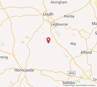 Map of Ruckland, EnglandEngland