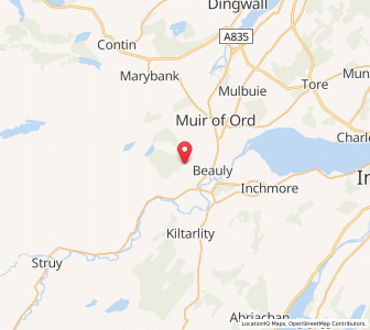 Map of Ruilick, ScotlandScotland
