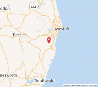 Map of Rushmere, EnglandEngland