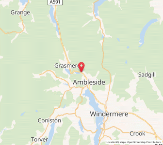 Map of Rydal, EnglandEngland