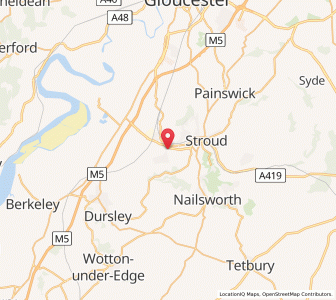 Map of Ryeford, EnglandEngland