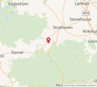 Map of Ryeland, ScotlandScotland