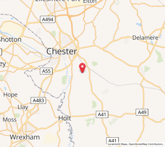 Map of Saighton, EnglandEngland