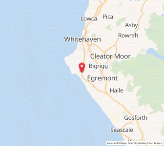 Map of Saint Bees, EnglandEngland