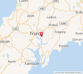 Map of Saint Clement, EnglandEngland